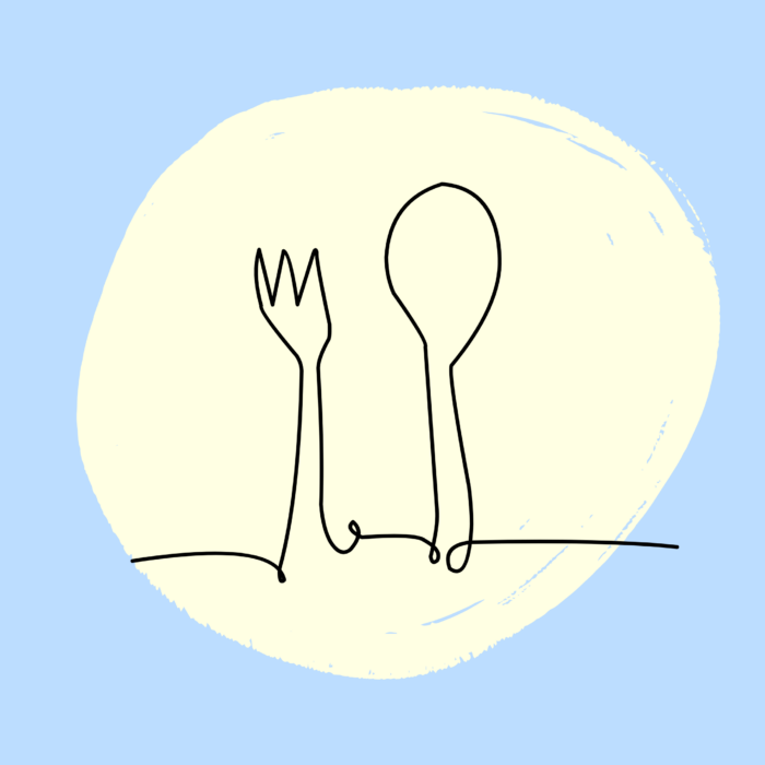 fork and spoon
